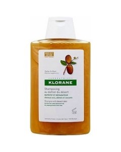 Shampoo With Desert Date Шампунь питательный для волос с маслом финика пустынного 400 мл Klorane