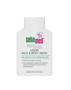 Sensitive Skin Гель для лица и тела очищающий 200 мл Sebamed