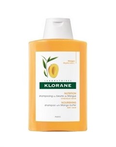 Dry Hair Shampoo Шампунь для сухих и поврежденных волос с маслом манго 400 мл Klorane