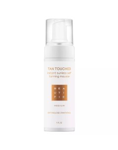 Мгновенный мусс автозагар для тела Tan Touched оттенок medium 150 мл Beautific