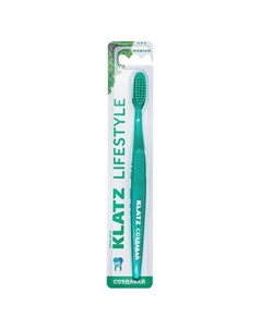 Health Щетка зубная для взрослых средняя с зеленым чаем Klatz