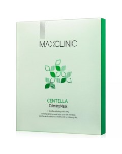 Маска для лица с экстрактом центеллы азиатской Centella Calming Mask 4 x 23 г Maxclinic