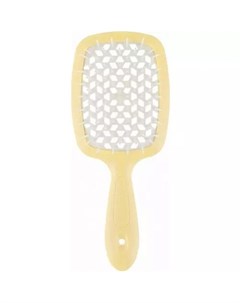 Щетка Superbrush с закругленными зубчиками желто белая 20 3 х 8 5 х 3 1 см Janeke