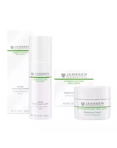 Набор средств для комбинированной кожи пудра 100 г крем 50 мл Janssen cosmetics