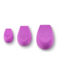 Набор биоразлагаемых спонжей для макияжа Bioblender Makeup Sponge Trio Ecotools