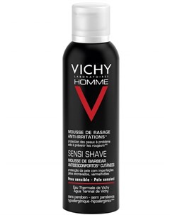 Homme Пена для бритья для чувствительной кожи склонной к покраснению 200 мл Vichy