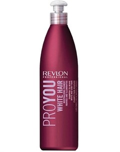 Pro You White Hair Shampoo Шампунь для здоровья и блеска седых и обесцвеченных волос 350 мл Revlon professional