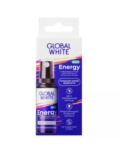 Освежающий спрей для полости рта Energy со вкусом корицы 15 мл Global white