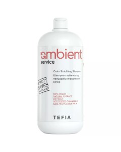 Шампунь стабилизатор процедуры окрашивания волос Color Stabilizing Shampoo 1000 мл Tefia