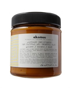 Alchemic Conditioner Кондиционер для натуральных и окрашенных волос золотой 250 мл Davines