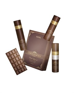 Estel Набор Chocolatier Dark Legend Шампунь для волос 250 мл Бальзам для волос 200 мл Спрей для воло Estel professional