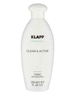 Clean Active Tonic With Alcohol Тоник со спиртом 250 мл Klapp