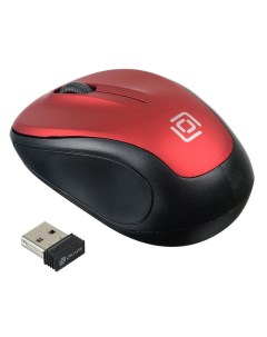 Компьютерная мышь 665MW черный красный Oklick
