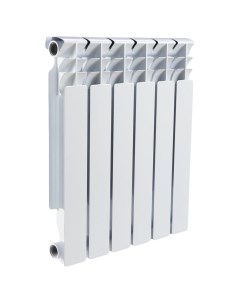 Радиатор отопления BI 500 80 B21 6 секций серый кв 00 00010559 Firenze