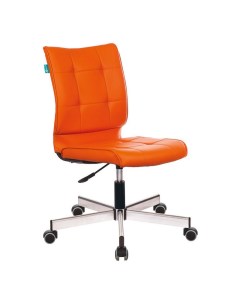 Кресло CH 330M OR 20 без подлокотников оранжевый иск кожа Бюрократ