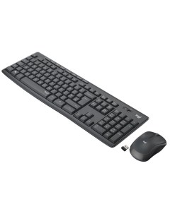 Комплект мыши и клавиатуры MK295 черный черный 920 009800 Logitech