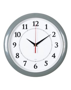 Часы настенные WALLC R89P 29см серый белый Бюрократ