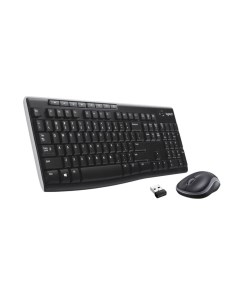 Комплект мыши и клавиатуры MK270 черный черный 920 004509 Logitech