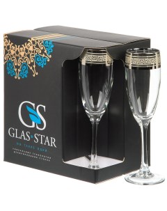 Бокал для шампанского 170 мл стекло 6 шт Магия 3 GN38_1687_3 Glasstar
