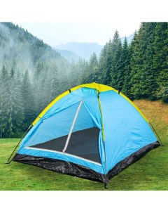 Палатка 3 местная 200х140х100 см 1 слой 1 комн с москитной сеткой YTCT008 2 Green days