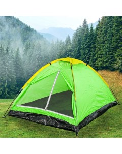 Палатка 3 местная 200х140х100 см 1 слой 1 комн с москитной сеткой 1 вентиляционное окно YTCT008 3 Green days