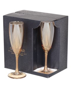 Бокал для шампанского 170 мл стекло 6 шт Радуга мед RNH_1687_3 Glasstar