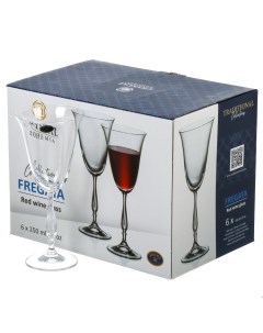 Бокал для вина 250 мл стекло 6 шт Fregata 24744 Bohemia
