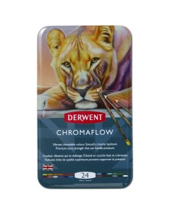 Набор цветных карандашей Chromaflow 24 цв Derwent