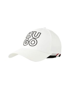 Хлопковая кепка с логотипом бренда Hugo