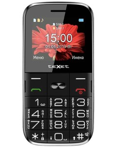 Мобильный телефон TM В227 черный Texet