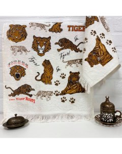 Кухонное полотенце Тигры 40х60 см 6 шт Diva afrodita