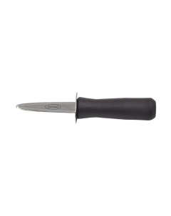 Нож для устриц 75 175мм с ограничителем ручка черная Mgsteel