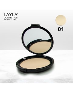 Пудра компактная для лица Top Cover Compact Face Powder 2315R27 001N N 1 N 1 1 шт Layla cosmetics (италия)