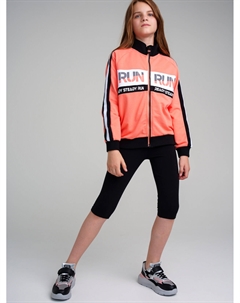 Брюки трикотажные для девочек (легинсы укороченные) School by playtoday