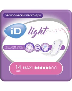 Урологические прокладки Light Maxi 14 шт I'd