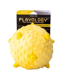 Сенсорный плюшевый мяч PUPPY SENSORY BALL для щенков мелких и средних пород 8 16 недель с ароматом к Playology
