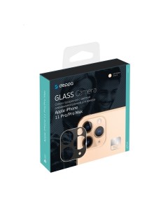 Защитное стекло Camera Glass для камеры Apple iPhone 11 Pro Pro Max золотоpa Deppa