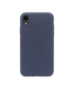 Чехол накладка Liquid Pebble для Apple iPhone XR тёмно синий Dyp