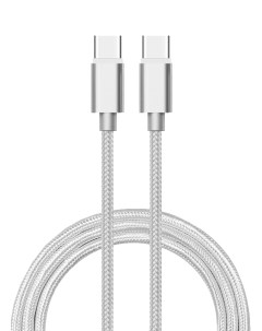Дата кабель USB Type C 3 1 1 8 м серебрянный Atom