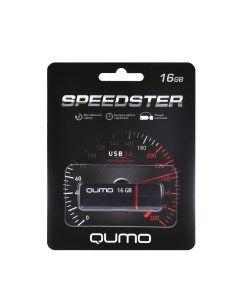 Флешка Speedster 3 0 16GB Black Qumo