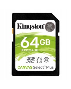 Карта памяти SDS2 64GB Kingston