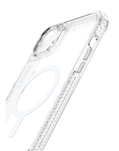 Чехол антибактериальный SUPREME CLEAR для iPhone 14 Plus 6 7 MagSafe прозрачный Itskins