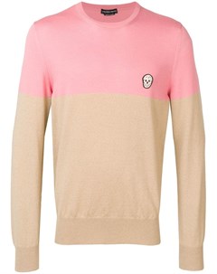 Alexander mcqueen свитер дизайна колор блок нейтральные цвета Alexander mcqueen