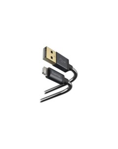 Кабель Metal 00173626 Lightning m USB A m 1 5м черный Hama