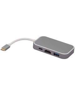 Адаптер переходник Type C на HDMI USB3 0 GCR CHC3USB Greenconnect