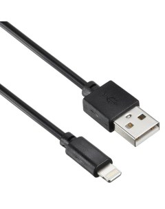 Кабель USB A m Lightning m 2м черный Digma
