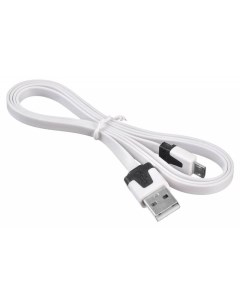 Кабель BHP MICROUSB 1M FLAT micro USB B m USB A m 1м белый плоский Buro