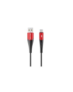 Дата кабель K41Sa Red Black Smart USB 3 0A More choice