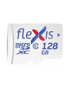 Карта памяти microSDXC 128Gb Class 10 UHS I U1 Flexis