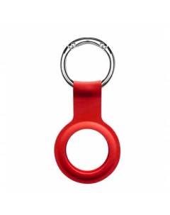 Чехол брелок Silicon Key Ring для AirTag Red Devia